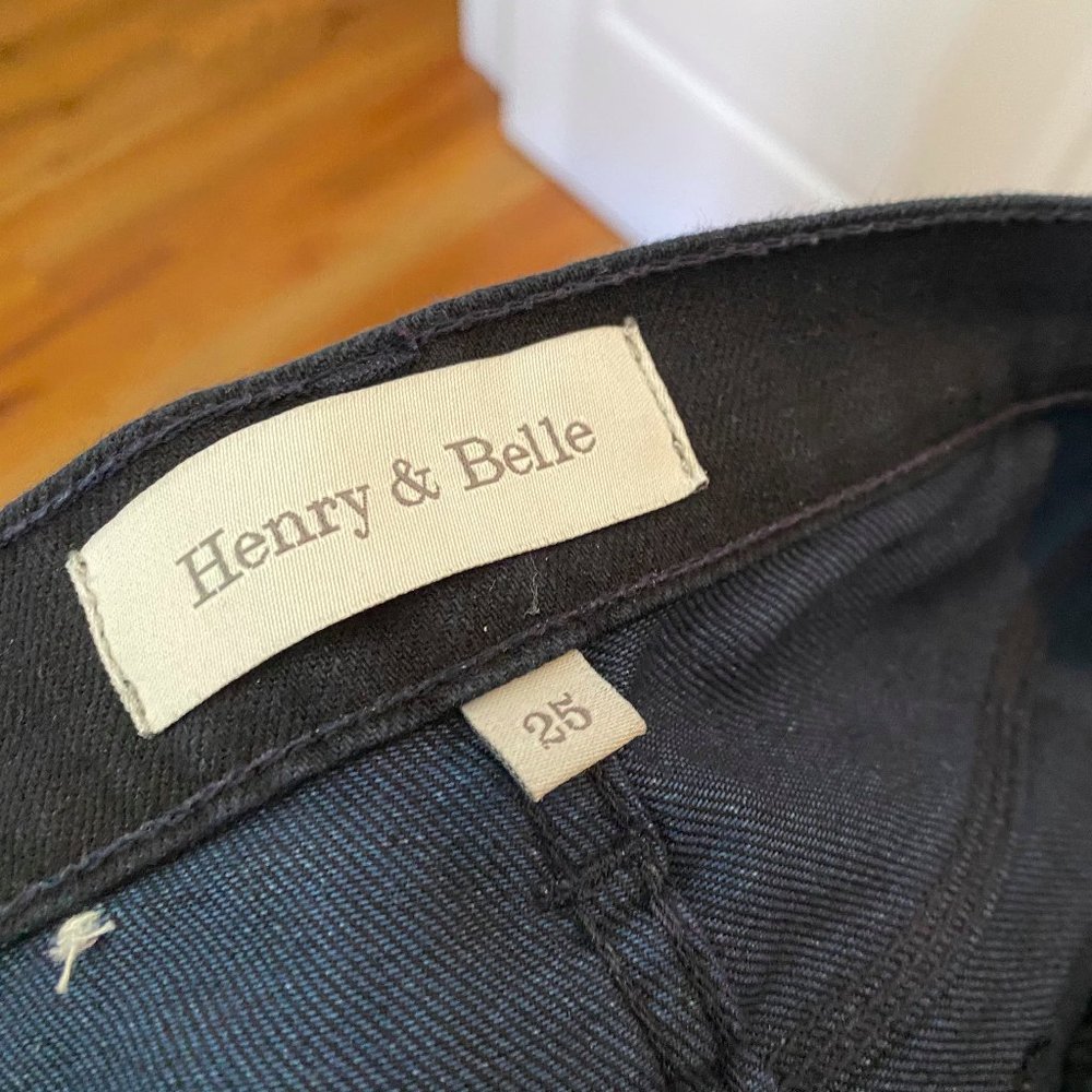 Henry & Belle Ideal Skinny Jean in Ink size 25